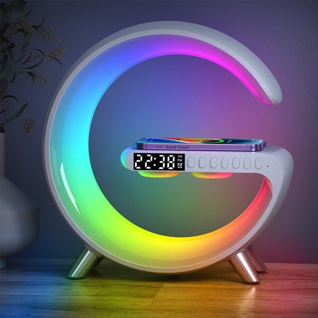 MOBELUXE Wireless Charger Alarm Clock - Meerdere functies